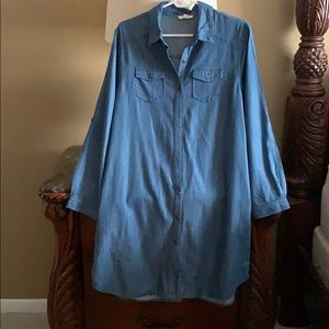 Umgee Denim Dress Medium